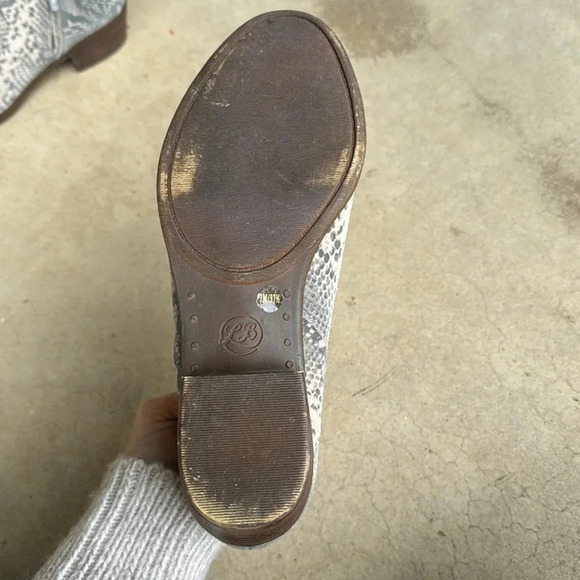 Lucky Brand Faux Snake Skin Booties Size 7 - Picture 10 of 13